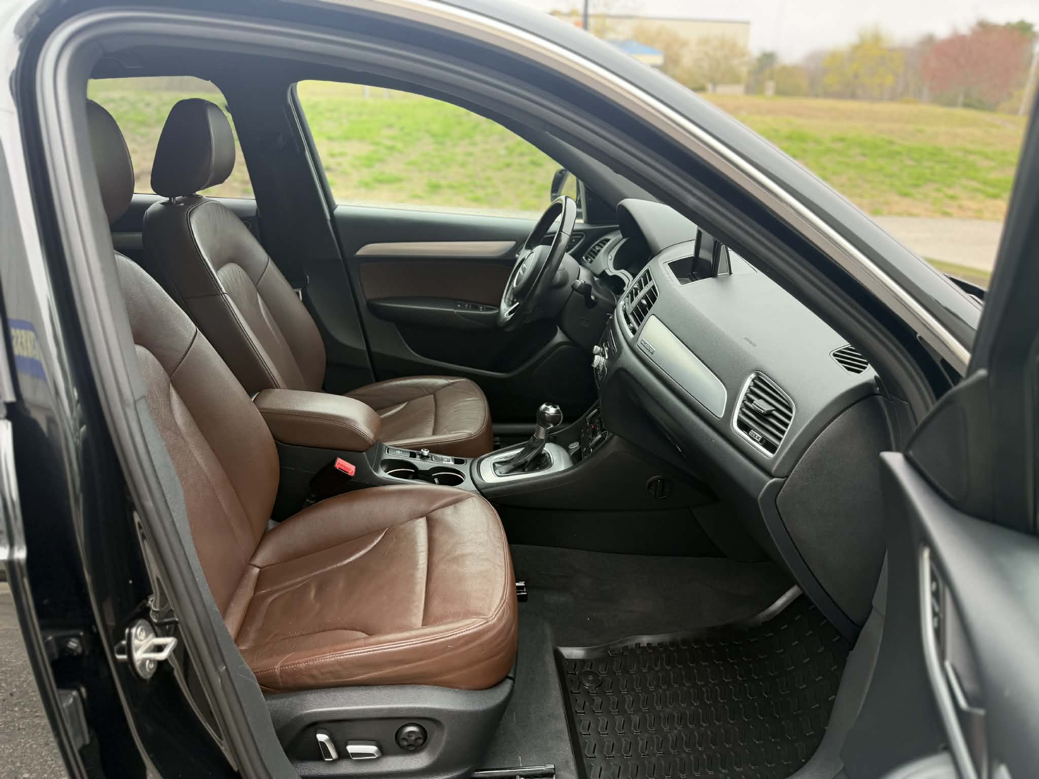 Audi Q3 front interior after professional detailing